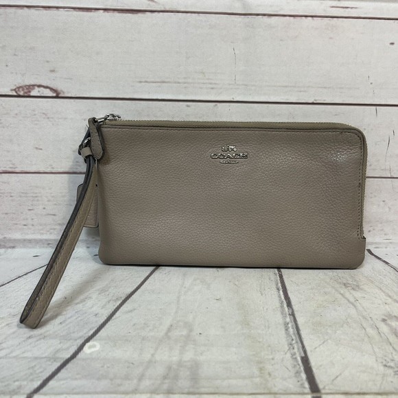 Coach Handbags - Coach Leather Wristlet Wallet Tan E1777-54052